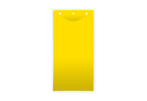 Клеевая цветоловушка лист пластик желтая 25х40 см для теплиц купить