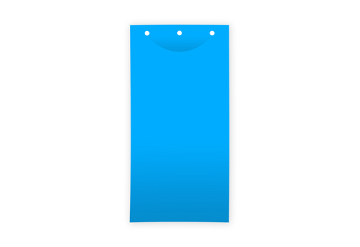 Клеевая цветоловушка лист пластик синяя 25х40 см для теплиц купить